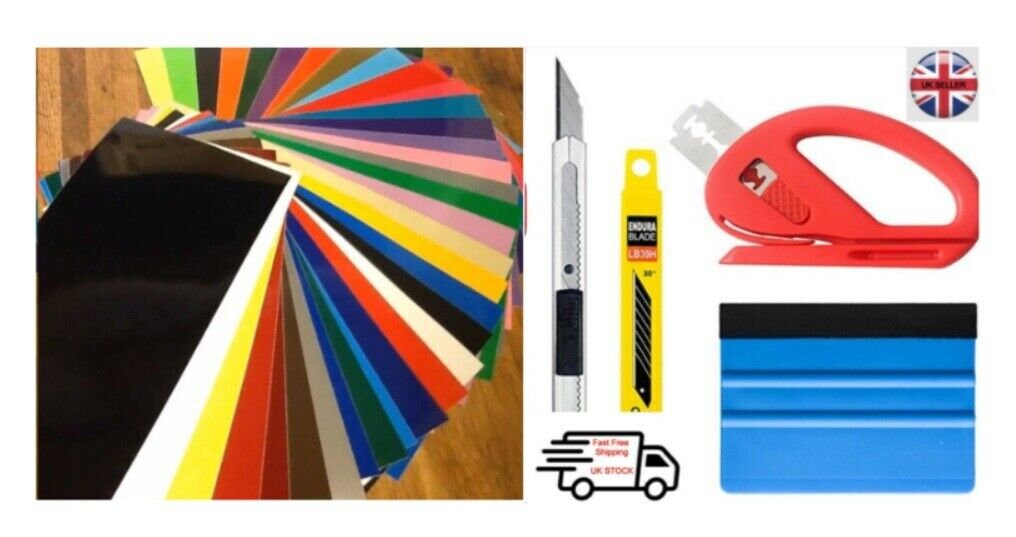 Craft Accessory Tool Starter Kit A4 Vinyl Matt Sheets Etsy UK