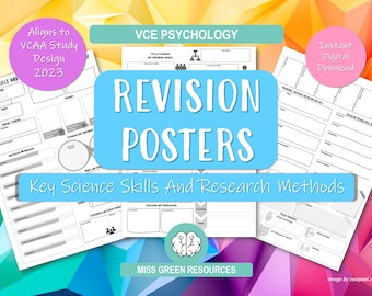 Revision Posters - Key Science Skills and Research Methods (2023 - 2027 SD)