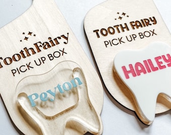 Tooth Fairy Door Hanger | Tooth Fairy Door Hanger With Money Holder | Personalized Tooth Fairy box | Tooth Fairy pouch | tooth fairy