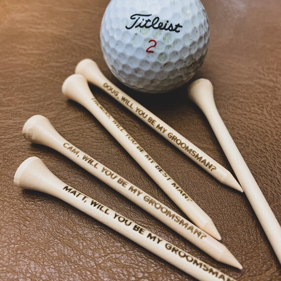 20 Personalized Golf Tees Wedding Favors Fathers Day | Etsy