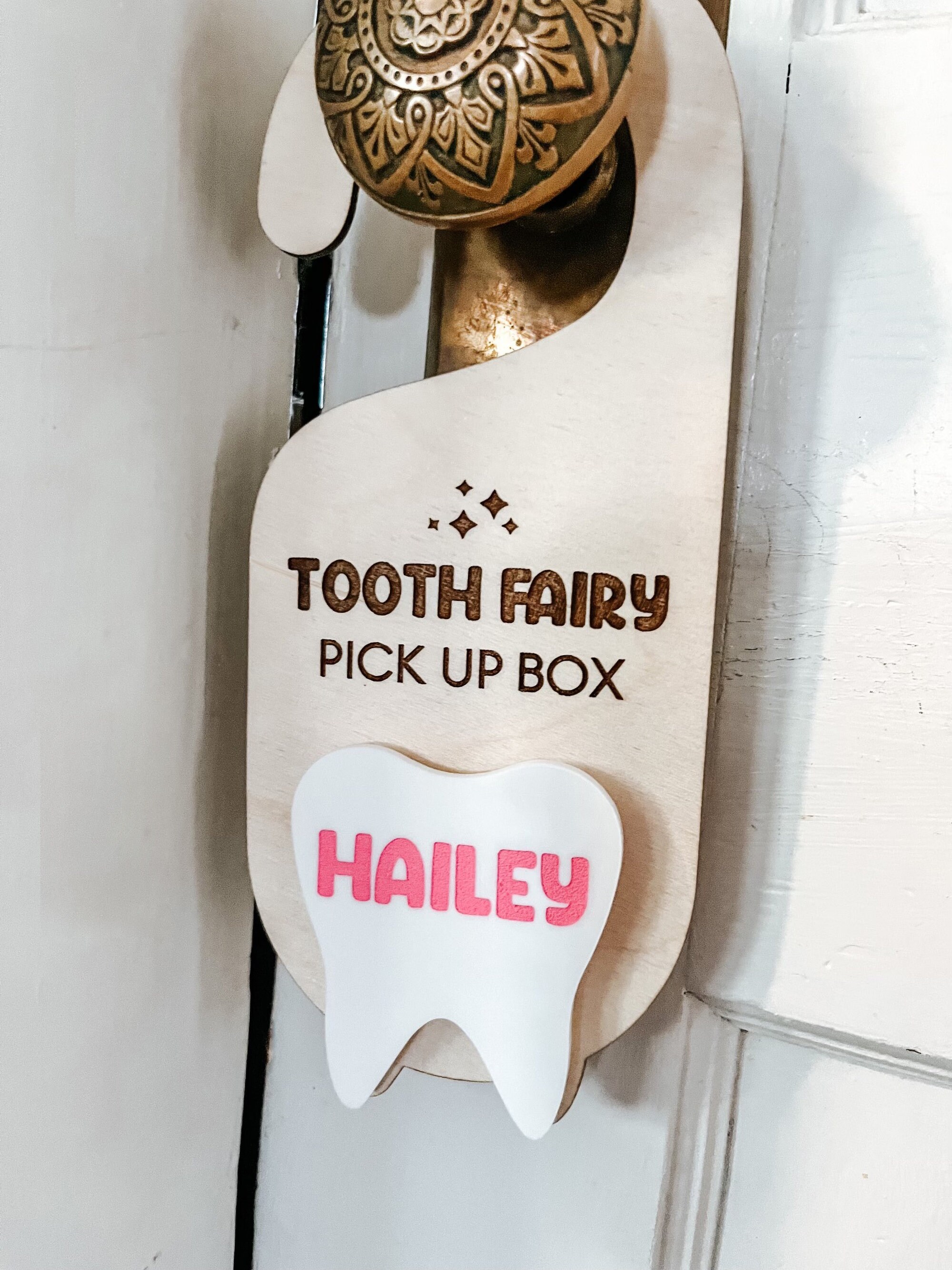 Tooth Fairy Door Hanger | Tooth Fairy Door Hanger With Money Holder ...