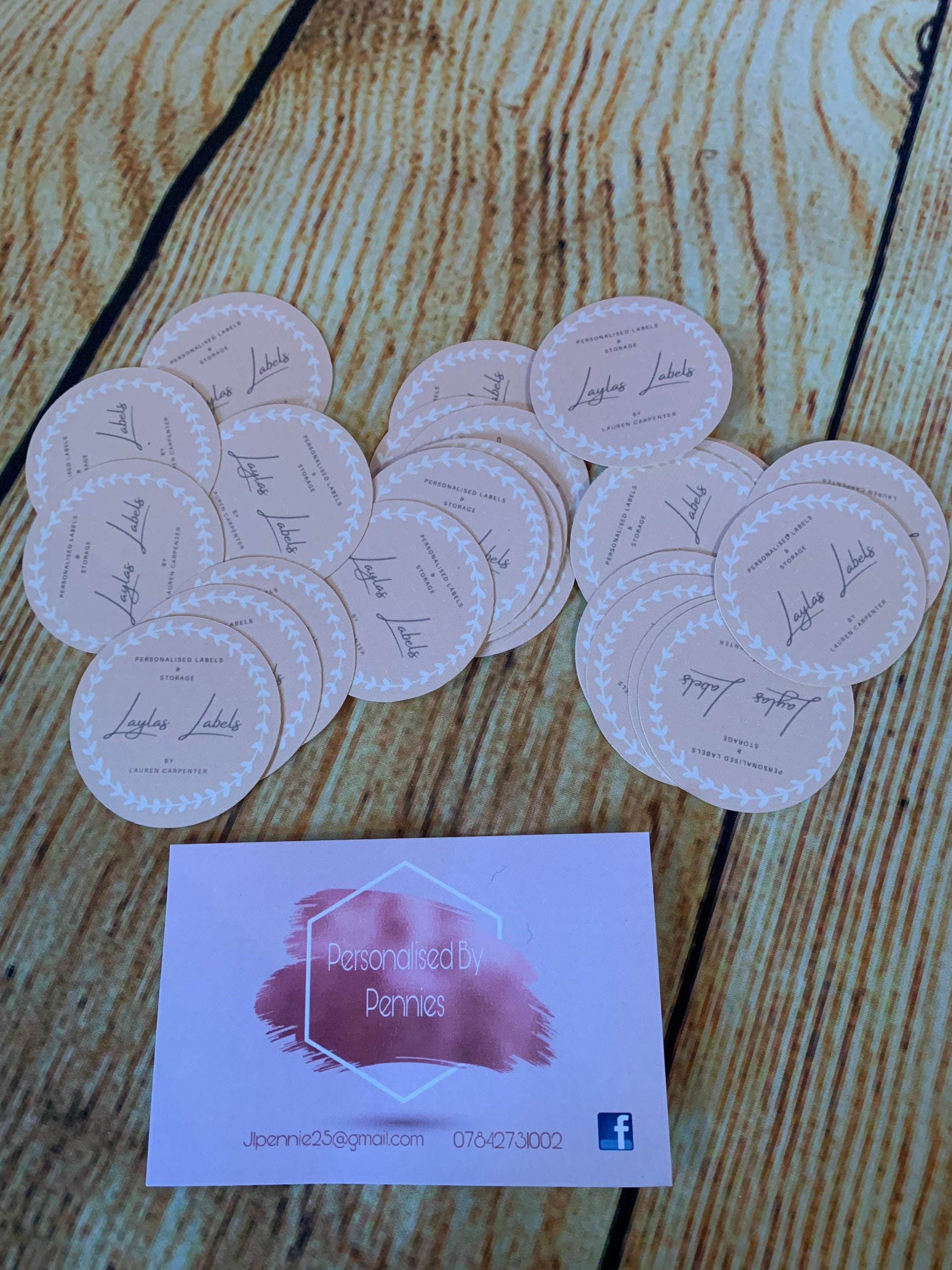 Personalised Logo Stickers Etsy UK