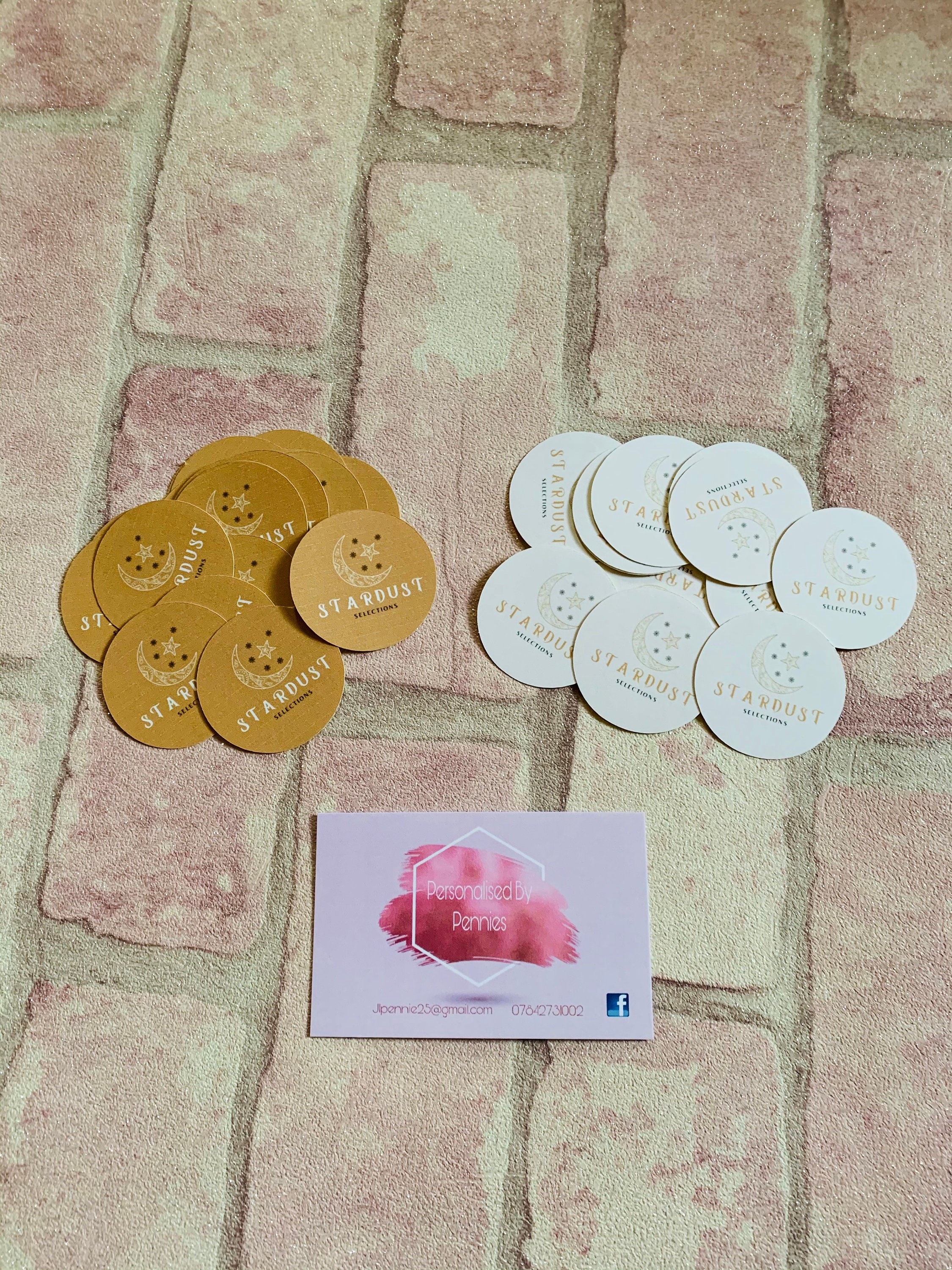 Personalised Logo Stickers Etsy UK