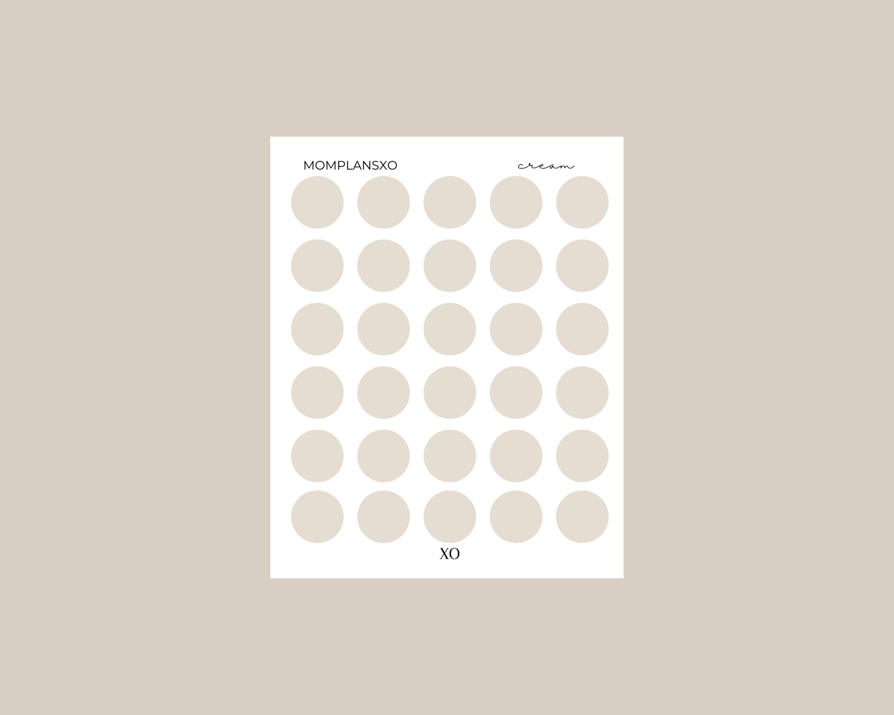 LARGE TRANSPARENT STIKCKERS | Dot Stickers