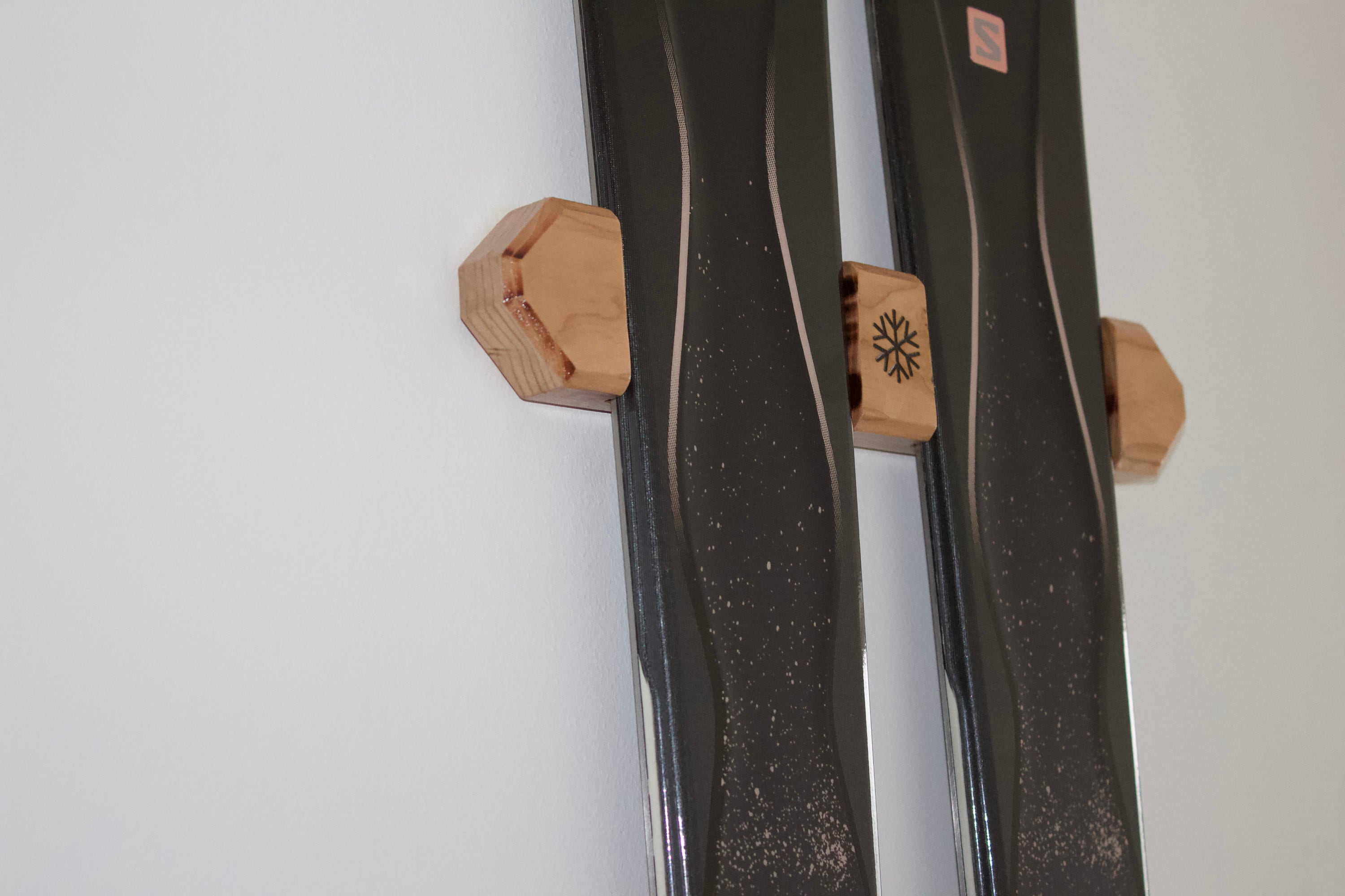 Ski Wall Mount Ski Rack Indoor Ski Wall Rack Etsy UK