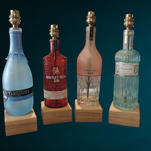 Gin bottle Table Lamps