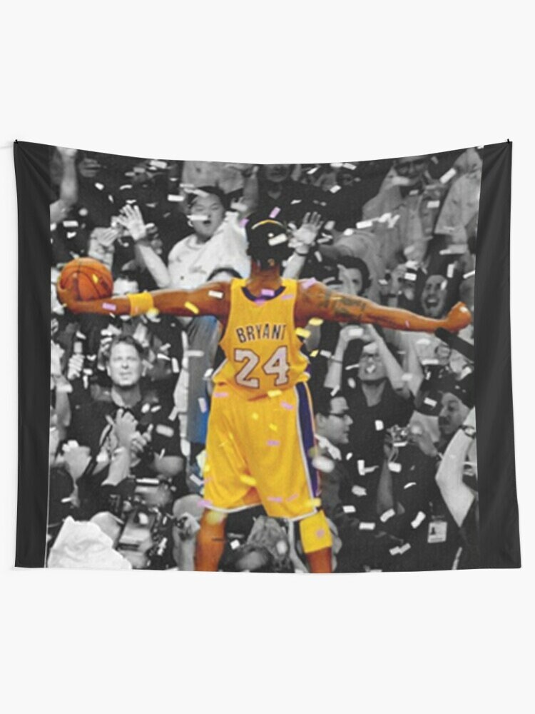 The great Celebration Kobe Bryant Wall Tapestry Etsy