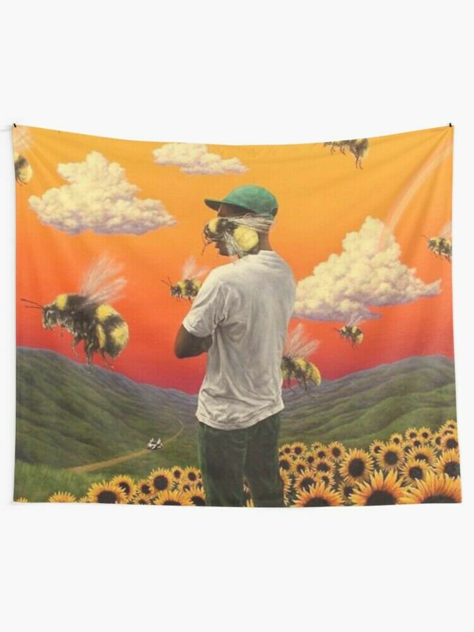 Flower Boy Album Tapestries Tyler The Creator Wall Tapestry Etsy
