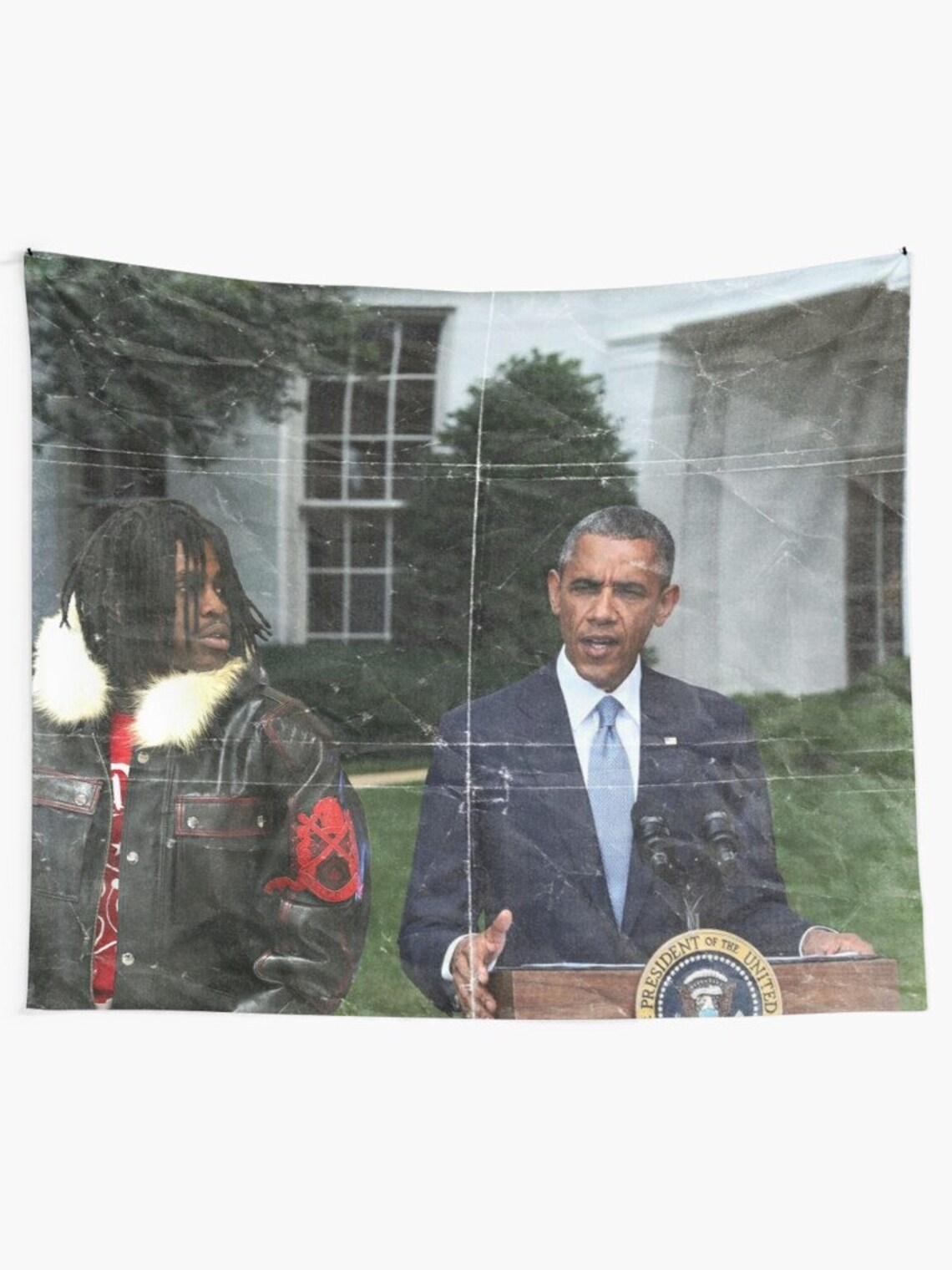 Vote Chief And Obama Memories Wall Tapestry Chief Keef Etsy