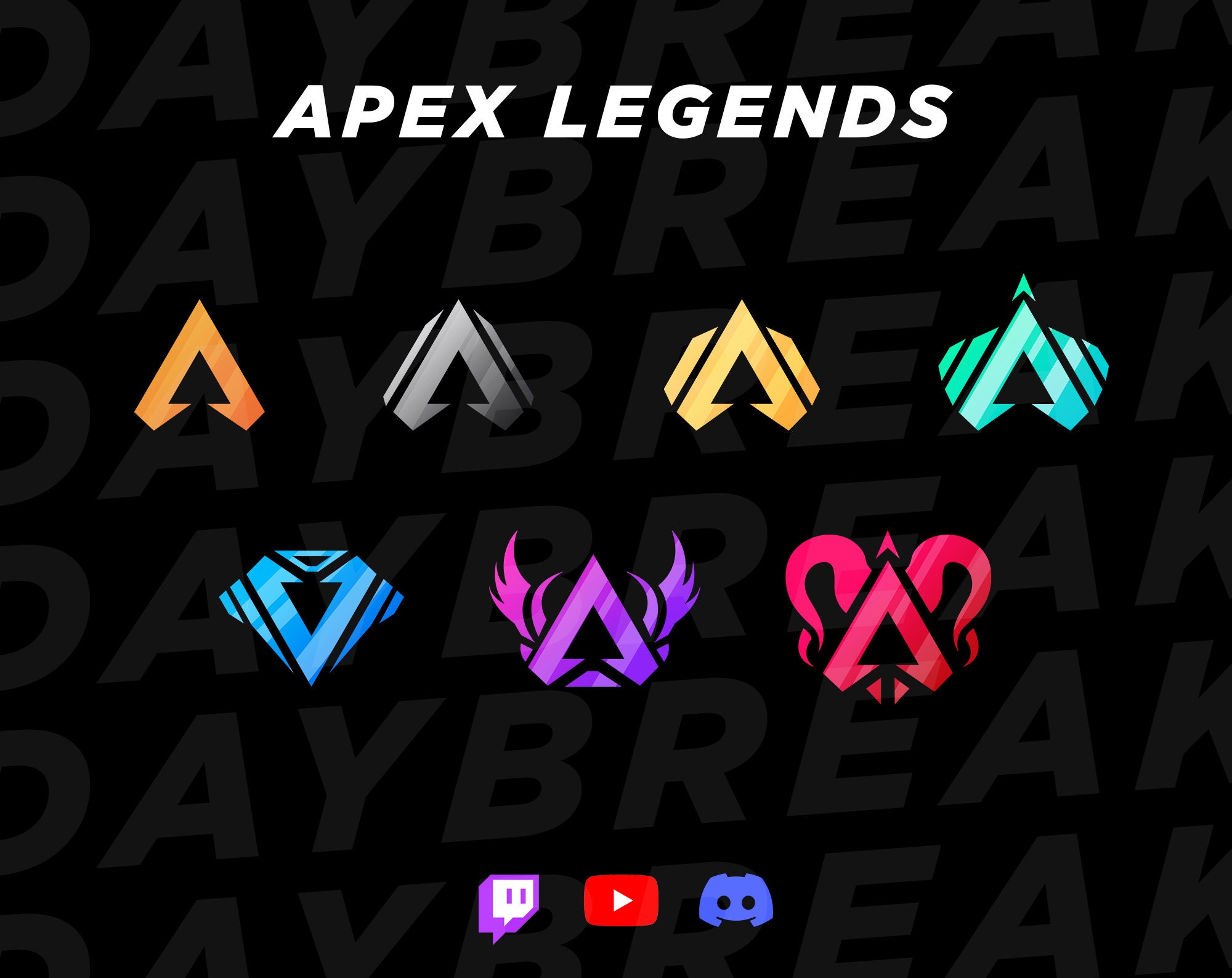 Twitch Sub Badges Apex Legends Bit Badges Emote Kawaii Etsy 日本