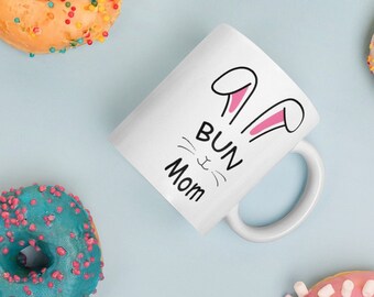 Bunny Mom Taza de café / Rabbit lover Taza de té / Regalo para Bun Lover / Bun Mom Mug