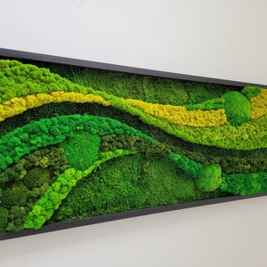 Moss wall art. Moss wall. greenwall. Moss frame. Preserved moss. Moss Art. Moss Wall Art, Nature Room Decor, moss picture