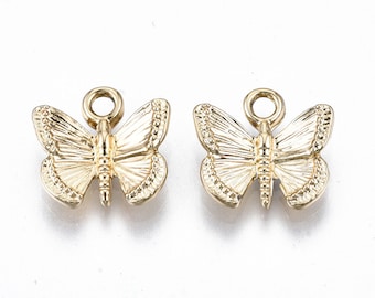 Nuevos Diamantes Multicolores Butterfly Charm Suspension Nuevos Diamantes Multicolores Butterfly Charm Suspension