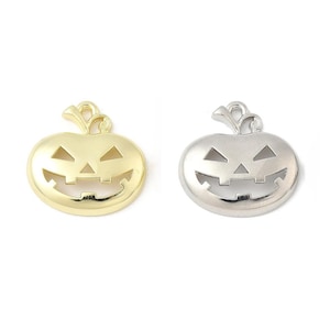 Jack-O-Lantern Charm | Halloween Charms | Pumpkin Charms | 5 Charms | 10 Charms | 20 Charms