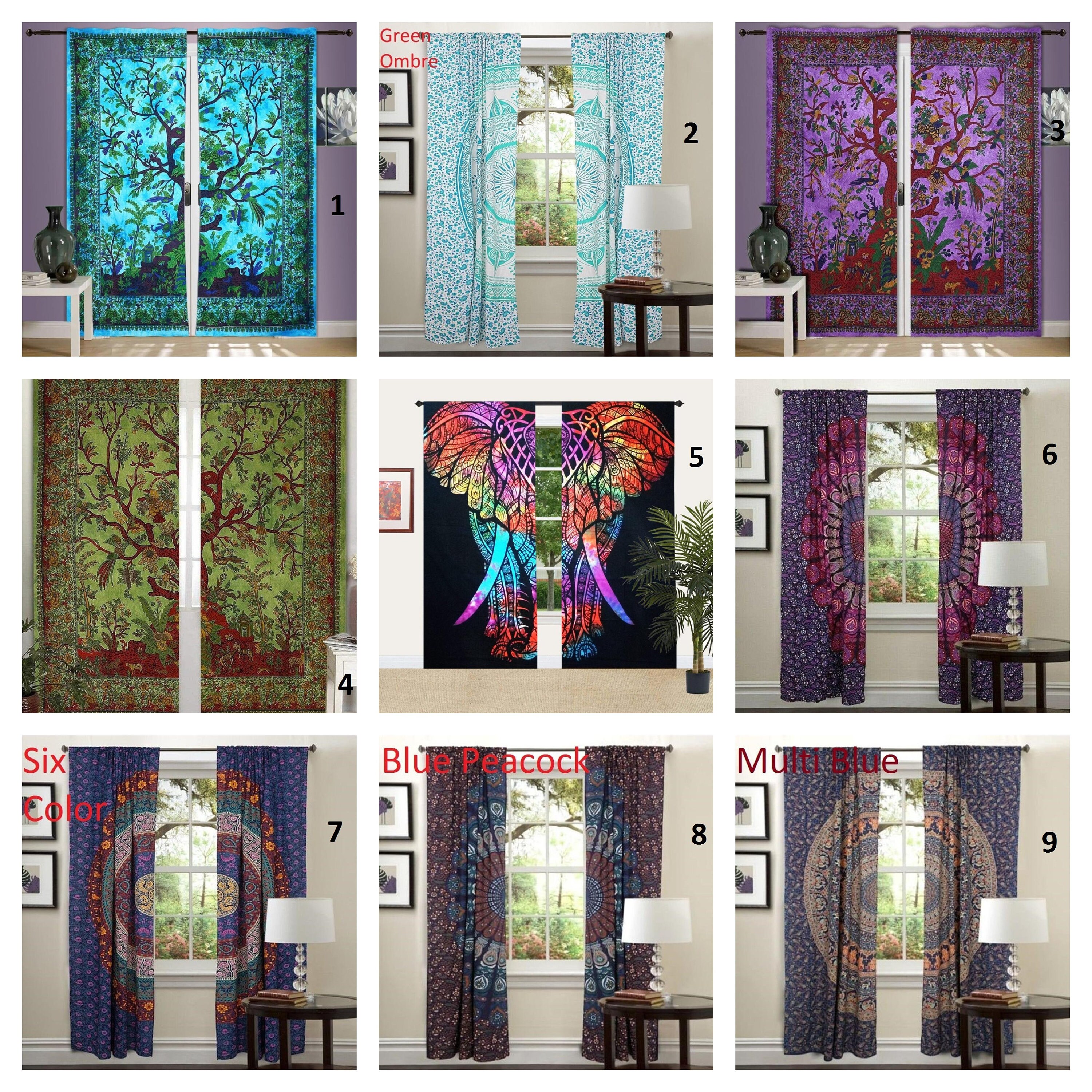 Hippie Curtains Boho Curtains Door Curtains 100cotton Etsy Australia