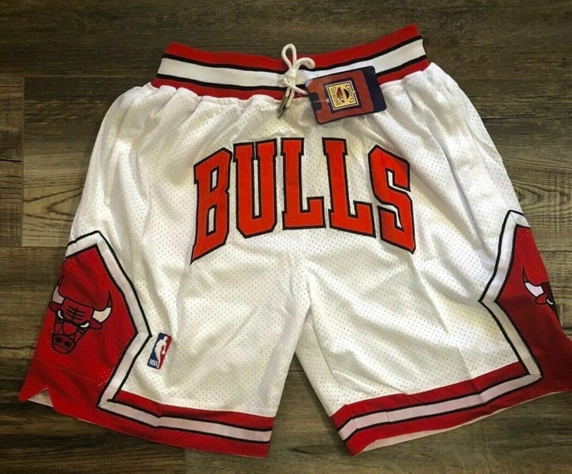 Men's White Red Bulls Shorts All Stitched S-XXL | Etsy