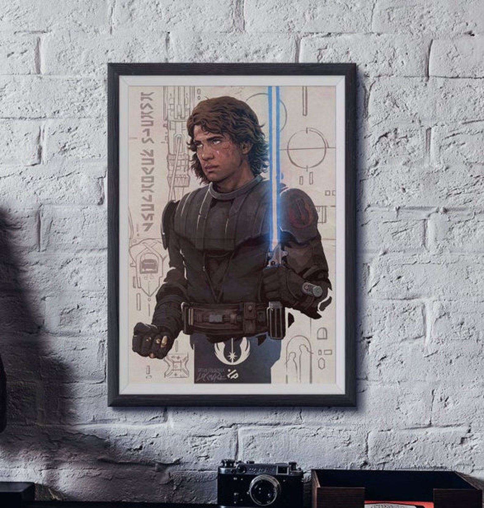 ANAKIN SKYWALKER Poster Star Wars Clone Wars Prequel | Etsy