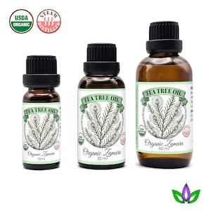 Organic Tea Tree Essential Oil – Steam Distilled | 100% Pure & Natural | 15ml - 60ml