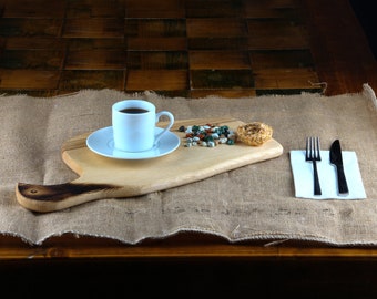 Natural Wooden Service Plate, Dinning Set, Breakfast Service, Kitchen Goods, Decorative Dish