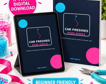Car Freshie Making Guide PDF -DIGITAL FILE/ No physical product will be shipped
