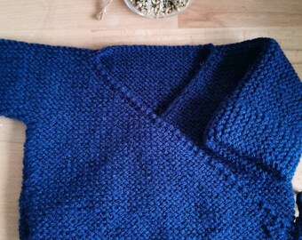 Brassiere Bebe Tricotee Main Etsy
