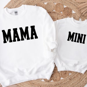 Matching Mama and Mini Sweatshirts, Mama Sweatshirt, Mother Daughter Shirts, Gift, Matching Mommy and Me Sweaters, Toddler Sweatshirt