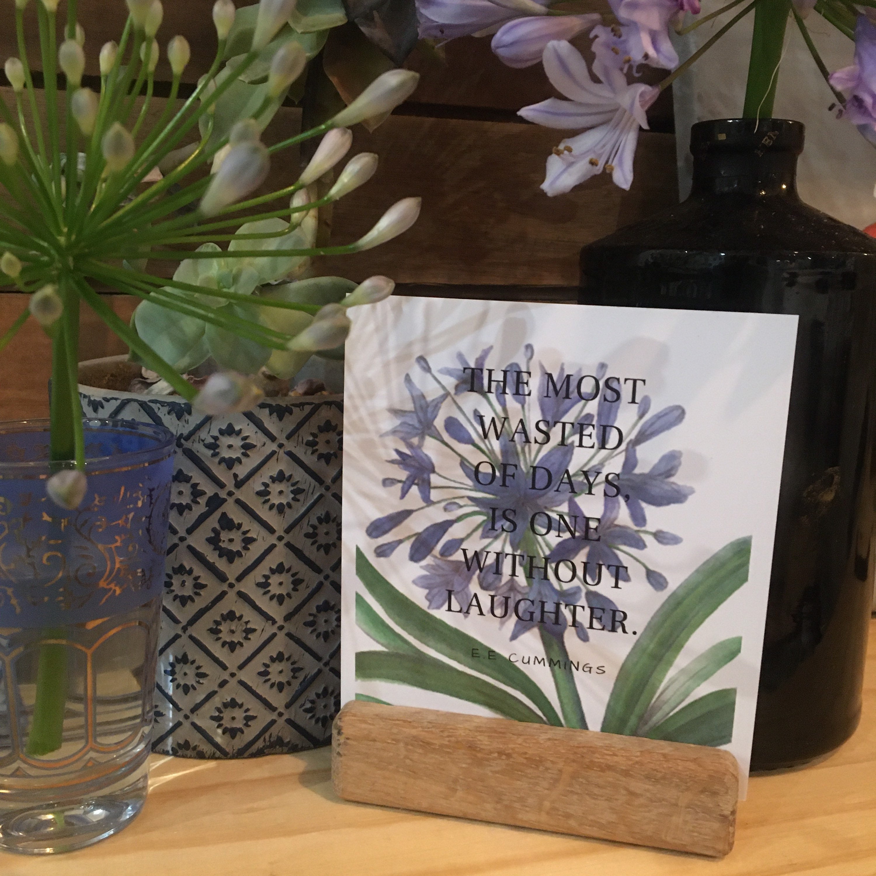 Tropical Vibes Encouragement Quote Card Gift Sets Etsy UK