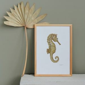 Seahorse Print
