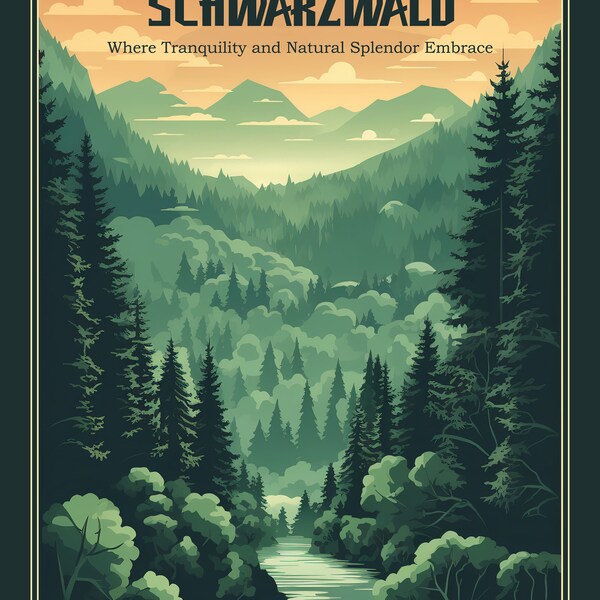 Germany, Schwarzwald | Poster | Wall Art | Home Decor |