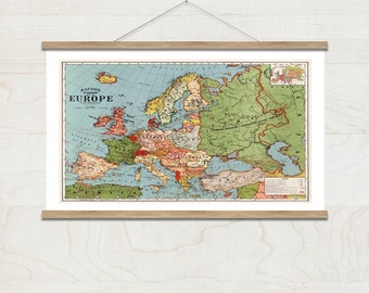 Vintage Map of the Old World | Poster | Wall Art | Home Decor |