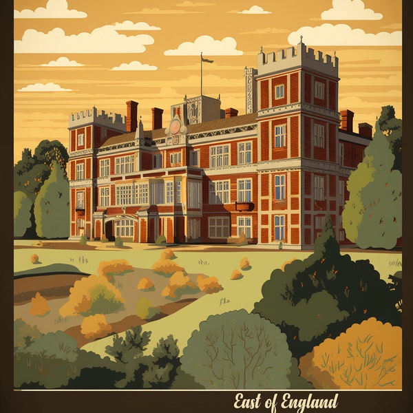 Great Britain, Hatfield House 1 | Poster | Wall Art | Home Decor |