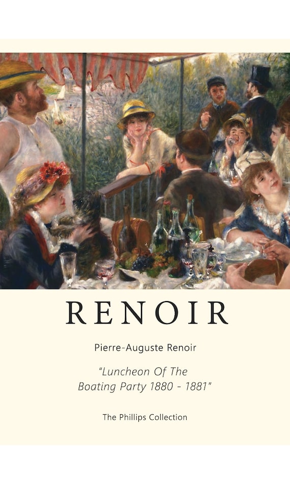 The Rowers' Breakfast by Renoir Poster Etsy