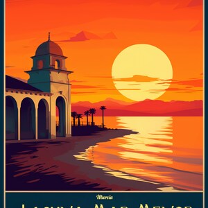 Spanien, Laguna Mar Menor | Poster | Wandkunst | Wohnkultur |