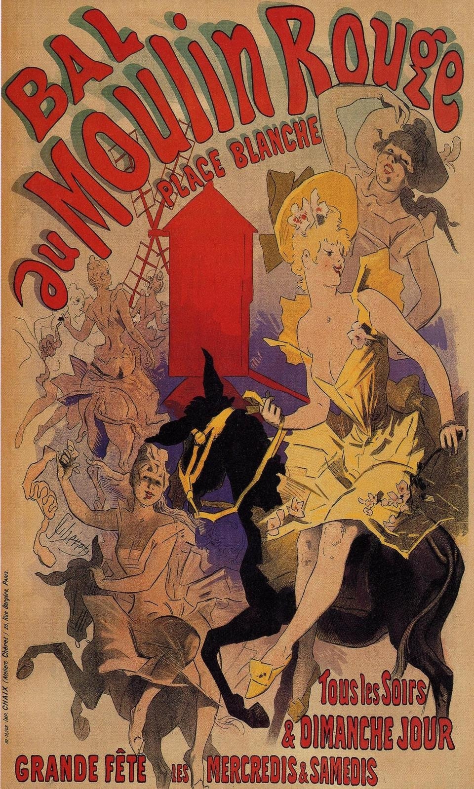 Ball at the Moulin Rouge Advertising | Poster | Wall Art | Home Decor |