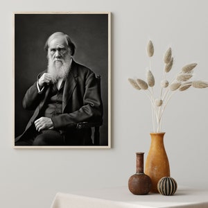 Charles Darwin | Poster | Wall Art | Home Decor | - Etsy