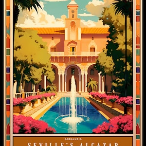 Spain, Seville's Alcazar | Poster | Wall Art | Home Decor |