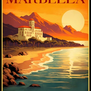 Spain, Marbella | Poster | Wall Art | Home Decor |