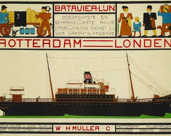 From Rotterdam to London Poster