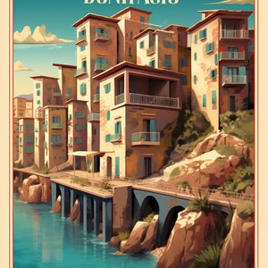 France, Bonifacio city | Poster | Wall Art | Home Decor |