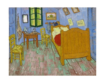 The Bedroom by van Gogh | Poster | Wall Art | Home Decor |