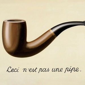 The Treachery of Images by Magritte | Poster | Wall Art | Home Decor |
