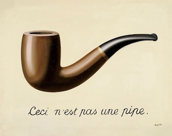 Il tradimento delle immagini di Magritte / Poster / Arte da parete / Decorazione per la casa /