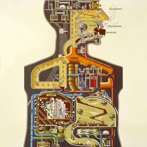 Man as Industrial Palace | Poster | Wall Art | Home Decor |