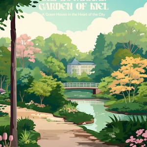 Germany, Old Botanical Garden of Kiel | Poster | Wall Art | Home Decor |