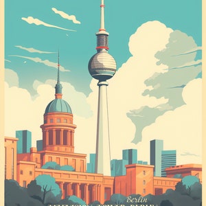 Germany, Television Tower Berlin | Poster | Wall Art | Home Decor |