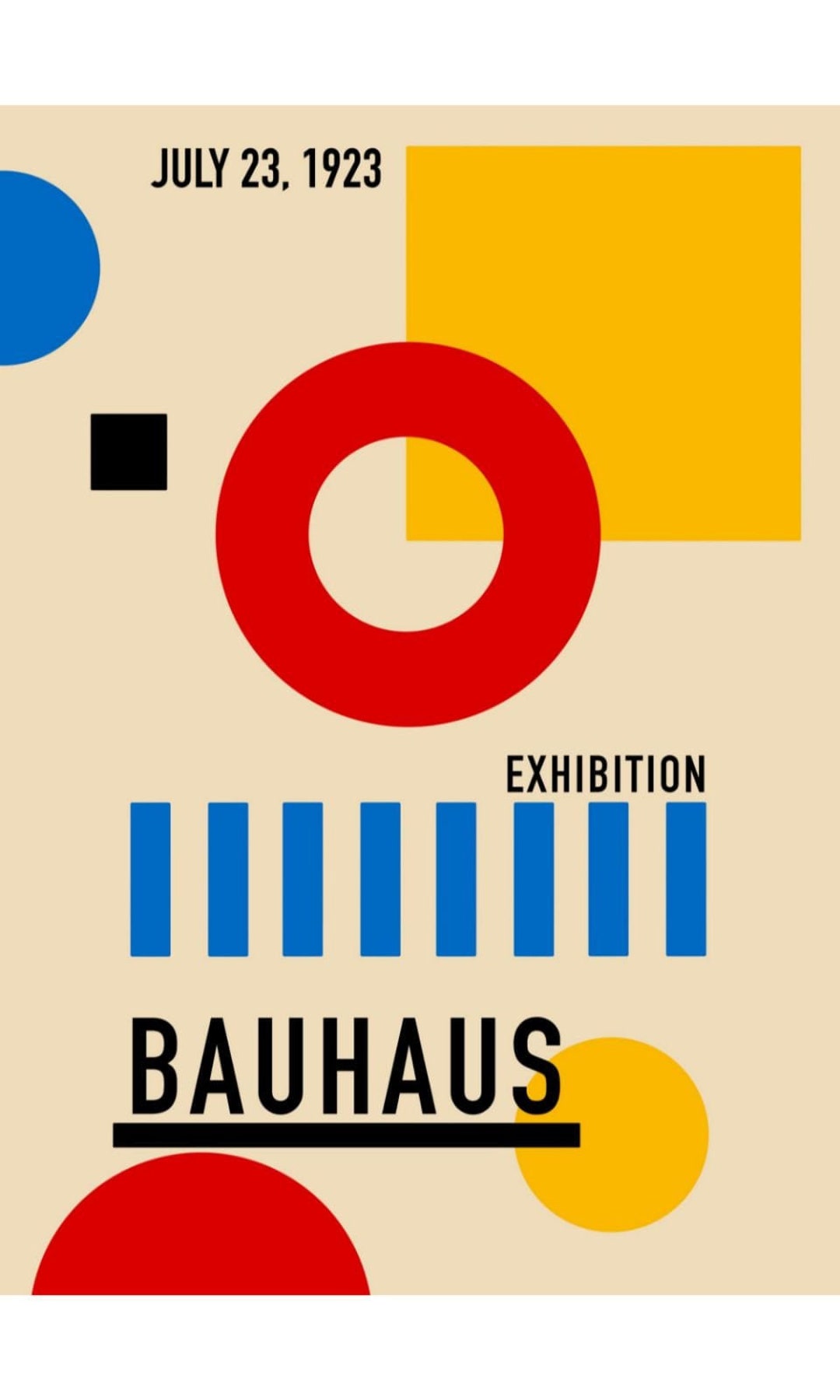 Bauhaus - Exhibition | Poster | Wall Art | Home Decor | 1923 - Etsy