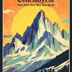 Italy, Courmayeur | Poster | Wall Art | Home Decor |