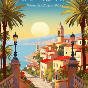 Italy, San Remo | Poster | Wall Art | Home Decor |