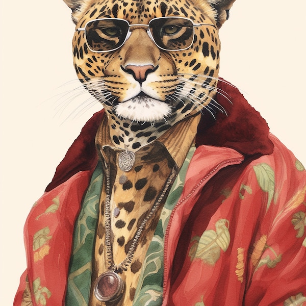 Panther in Gucci | Poster | Wall Art | Home Decor |