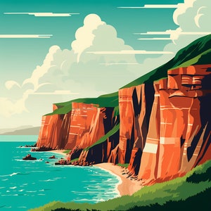 Germany, Helgoland Island | Poster | Wall Art | Home Decor |